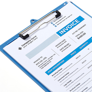 COMIX <span class=keywords><strong>A4</strong></span> Portablocco Robusto, Graffette per Documenti, Cancelleria per Ufficio, Multiuso, Scala in <span class=keywords><strong>Centimetri</strong></span>, Alta Qualità - Product Image 4