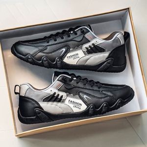 2026 Spring Summer New Men's Niche High-end Style Skateboard Shoes Fashion Slip-on Low-<b>top</b> Soft-soled Forrest Gump <b>PVC</b> Upper - Product Image 2