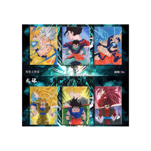 Google vente en gros shengsheng Studio Super Saiyan cartes peintes à la main 10 boîtes <span class=keywords><strong>dragon</strong></span> goku <span class=keywords><strong>ball</strong></span> <span class=keywords><strong>carte</strong></span> dessinée à la main - Product Image 1