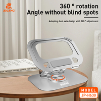 Support de tablette portable Jeqang JP-H630, ergonomique, pliable, en alliage d'aluminium, rotatif à 360 degrés, compatible avec les tables PC, réglable