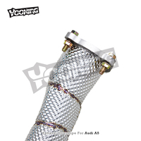 Tuyau d'échappement direct en acier inoxydable AUTO pour Audi A5 2.0T 8W 2021-2023, tuyau d'échappement avant avec OPF