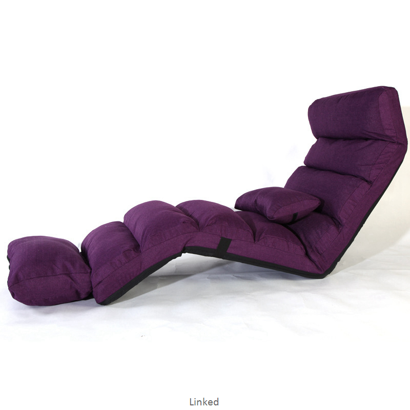 Складной шезлонг, кресло, диван, кресло с откидной спинкой, первоклассный льняной диван-кровать, Регулируемый шезлонг, шезлонг с подушкой