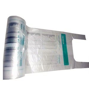 Sacs de courses en plastique HDPE personnalisés jetables, très demandés, pour supermarchés - Product Image 4