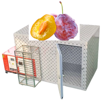 Machine de séchage de pruneaux à circulation d'air chaud, grande capacité, vente directe usine, pour pruneaux noirs et autres fruits secs