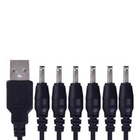 Câble d'alimentation USB universel à angle droit 6 x DC, adaptateur de charge rapide 5A pour imprimante et plusieurs appareils, 1 mètre
