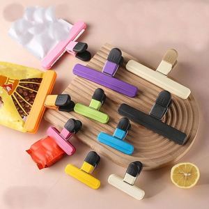 Chip 6 Inch Large Size Assorted Colors Foods Snacks Bag <b>Paper</b> Clips Plastic Heavy Duty Seal Grips Promotion Gift - Product Image 1