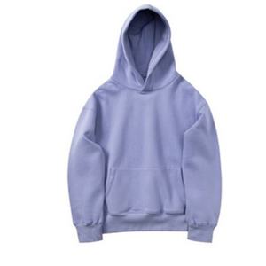 Sudaderas con Capucha Personalizadas para Hombre, de Algodón de Alta Calidad, Hombros Caídos, Forro Polar Grueso, Color Sólido, Otoño, Logotipo Personalizado, Estilo Kanye West, Talla Grande - Product Image 1