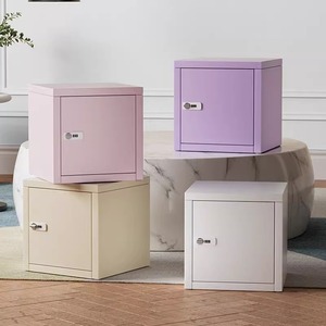 Simple <b>Combination</b> <b>Lock</b> Safe Security Cabinet 20-35L Durable Storage <b>Box</b> For Home Office Student Use - Product Image 2