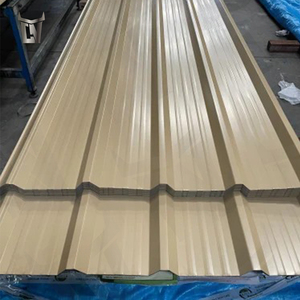 Acero Bull Alu-zinc Color recubierto de largo alcance Hoja de techo de aluminio Bobina 0,4mm 0,5mm Hoja de techo de acero corrugado galvanizado - Product Image 2