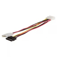 4 pines Molex IDE macho a 15 pines SATA hembra 4 pines Molex IDE hembra Y Splitter Cable de alimentación de disco duro