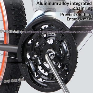 Bicicleta de Montaña para Adultos, Jóvenes y Estudiantes de Secundaria, Bicicleta Todoterreno para Desplazamientos, Ligera, 21 Velocidades, Cuadro de Acero con Alto Contenido de Carbono - Product Image 2