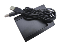 Lector de Tarjetas RFID de Alta Velocidad de 13.56MHz, Material ABS Resistente, Distancia de Lectura de 3-8CM, Interfaz USB para Soporte