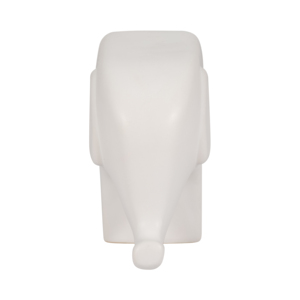 Statuetta di Elefante in Gres Porcellanato, Decorazione Moderna Boho per Casa, Soggiorno, Bagno, Ufficio, Scultura - Product Image 3