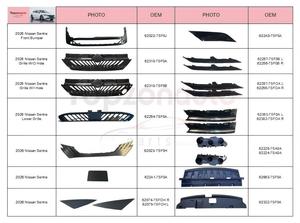 Grille avant Topzonauto pour NISSAN SENTRA 2026 OEM 62310-7SF0A 62310-7SF0B Pièces automobiles Cache de <span class=keywords><strong>calandre</strong></span> de voiture Grille de pare-chocs avant chromée - Product Image 3