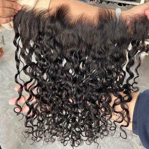100% capelli umani Remy frontali <span class=keywords><strong>M</strong></span> linea dei capelli Lagos alta qualità onda di acqua 16 pollici prezzo all'ingrosso - Product Image 2