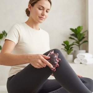 Bâton de massage d'acupression portatif, outil de massage polyvalent pour le <span class=keywords><strong>visage</strong></span>, le cou, les épaules, le dos, l'abdomen, les jambes, relaxation <span class=keywords><strong>du</strong></span> corps entier - Product Image 3