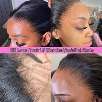 Perruques en cheveux naturels brésiliens vierges non traités avec cuticules alignées, Lace Frontal HD 13x6, pour femmes noires, vente en gros