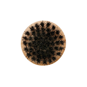Brosse à barbe ronde Playboy en poils de sanglier, manche en bois de rose noir, outil de coiffage hydratant et massant - Product Image 4