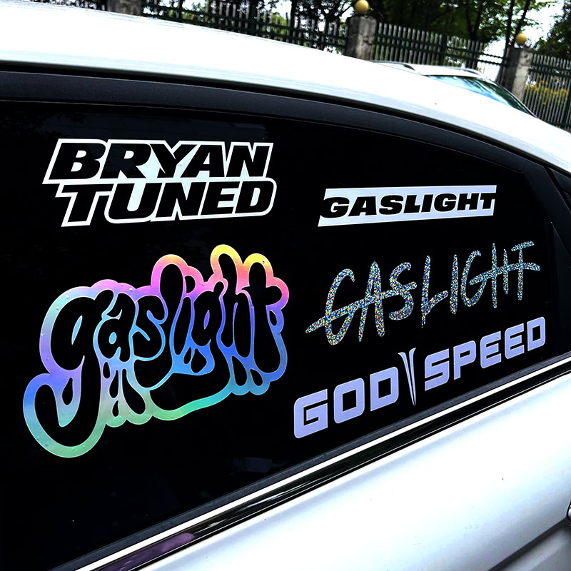 Popolari adesivi olografici per finestrini auto