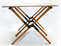 Table de camping pliable légère et portable, table de pique-nique à roulettes, table de camping extérieure pour les voyages, la randonnée, le jardin, le barbecue