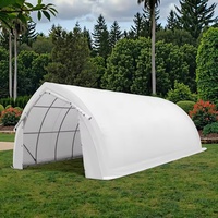 Tente de stockage en PVC robuste, imperméable, portable, garage en acier galvanisé, structure en tissu pour entrepôt industriel, certifiée CE