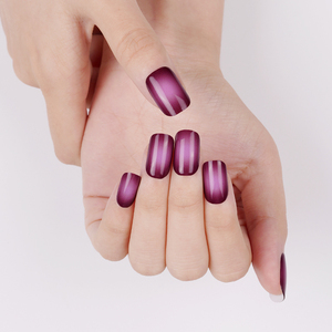 Huizi biểu tượng tùy chỉnh 3D bán chữ<span class=keywords><strong>a</strong></span> khỏi UV Gel Nail Strips 20 nhãn dán giấy đánh bóng Dải móng tay - Product Image 2