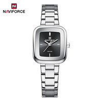 NAVIFORCE 5075 Montre minimaliste unique avec logo personnalisé, bracelet en acier inoxydable, fabricant de montres de haute qualité