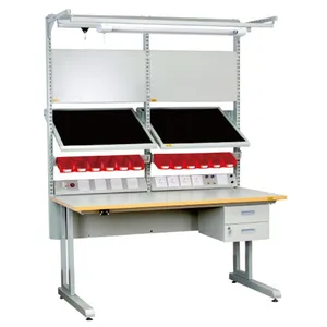 Esd Repair Table Multi-function ESD Repair Work Table Assembly Line Esd Soldering Workbench