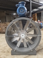 Ventilateurs d'extraction de Ventilation à flux axial de lame en aluminium 380V AC résistant aux déflagrations et aux hautes températures pour l'industrie de la restauration