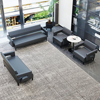 Canapé d'attente commercial de luxe léger de haute qualité HESHINE H269166 compact et étroit pour zones de repos, salons de coiffure, magasins de vêtements