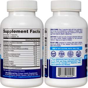 60-kapsul USA Adaptogens nootropika lebih baik menenangkan stres suasana hati dukungan suplemen untuk pria wanita suplemen Herbal infus - Product Image 2