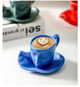 Taza de Café de Cerámica de Lujo Ligero con Baño de Oro, Taza de Agua Avanzada - Product Image 6