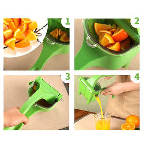عصارة يدوية من هيري الفاكهة سهلة الاستخدام من البلاستيك عصارة يدوية عصارة فاكهة يدوية - Product Image 6