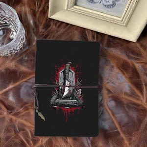 Cuaderno hecho a mano A6 multiusos Regalo funcional del Día del Padre Ideal para el trabajo y el hobby Machete Tombstone <span class=keywords><strong>bloo</strong></span> - Product Image 1
