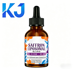 Extrait de Safran Liposomal en Gouttes Liquides Orales Marque Blanche Ashwagandha Curcuma <span class=keywords><strong>Vitamine</strong></span> <span class=keywords><strong>B12</strong></span> D3 <span class=keywords><strong>pour</strong></span> le Soutien de l'Humeur - Product Image 3