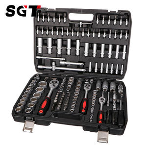 Ensemble d'outils à douilles 171 avec cliquets dans un étui en plastique, ensemble polyvalent de 171 pièces adapté à tout <span class=keywords><strong>atelier</strong></span> ou <span class=keywords><strong>garage</strong></span> - Product Image 3