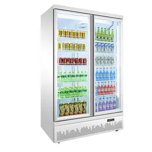 Refrigerador comercial upright garrafa de cerveja, refrigerador de geladeira com display subzero