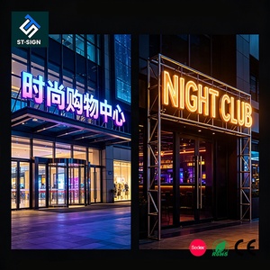 Letrero Luminoso LED 3D Personalizado <span class=keywords><strong>con</strong></span> <span class=keywords><strong>Letras</strong></span> y Palabras, Letrero Digital para Tienda, Bar, Exterior, RGB, <span class=keywords><strong>Letras</strong></span> que Cambian de Color, Publicidad, Control por Wifi - Product Image 2