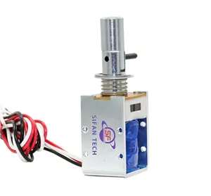6 V dc electromagnet push miniature solenoid 12 V 2 coil latching micro li near solenoid long stroke heavy duty solenoid