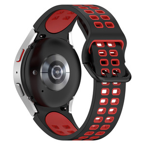 Correa de Reloj Deportiva de Silicona Suave de Doble Color y Liberación Rápida, Repuesto para Samsung Galaxy Watch 3 4 5 6 <span class=keywords><strong>7Pro</strong></span> Classic - Product Image 4