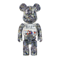 Artisanat personnalisé en résine d'art brique d'ours 1000% 70cm Sculpture brique d'ours en marbre violet 400% 28cm pour les ornements décoratifs pour la maison