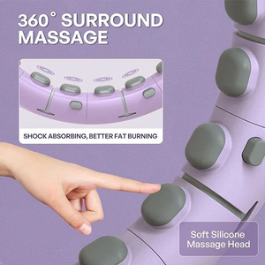 Cerceau d'exercice intelligent de haute qualité à 10 sections avec fonction de comptage, outil de massage pour la perte de poids et le fitness, cerceau sportif pour la taille - Product Image 3