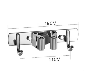 Support de vadrouille en acier inoxydable 304 sans perçage et support de suspension multifonctionnel - Product Image 3