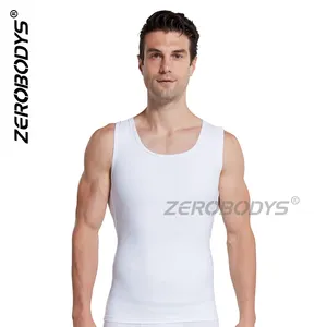 ZEROBODYS W023 gyencomastia camicia a compressione da uomo canottiera dimagrante Shapewear Body Shaper pelli uomo tette canotta