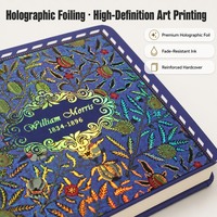 Diario Vintage Vine Song con Páginas a Color, Tapa Dura con Estampado Dorado, Cuaderno Exquisito, Regalo Perfecto