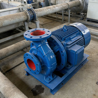 Pompe à eau centrifuge à turbine ouverte, monophasée, en ligne, type surpresseur, avec moteur électrique, pour conduite