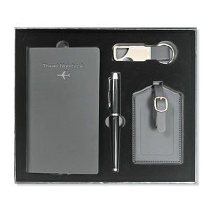 Estetik lüks ipek imi iş not defteri PU deri kılıf kalemli not defteri hediye kutu seti - Product Image 4