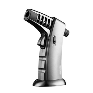 Bán Buôn Jocon Thương Hiệu Kim Loại Ngọn Lửa Duy Nhất Máy Bay Phản Lực Nhẹ Hơn Refillable Butan Torch Hàn Súng Thanh Phụ Kiện Cigar Bật Lửa - Product Image 1