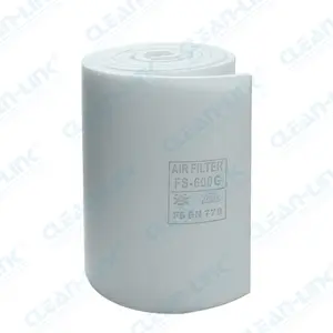 FS-600G pra Filter serat sintetis Filter Stan cat semprot Stan langit-langit Filter Media