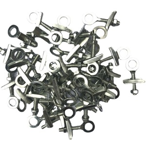 Tensor de cadena de bicicleta, tornillo de ajuste chapado en zinc de acero para bicicleta plegable de engranaje fijo, componente de transmisión - Product Image 1